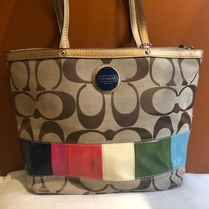 Coach Rainbow Purse